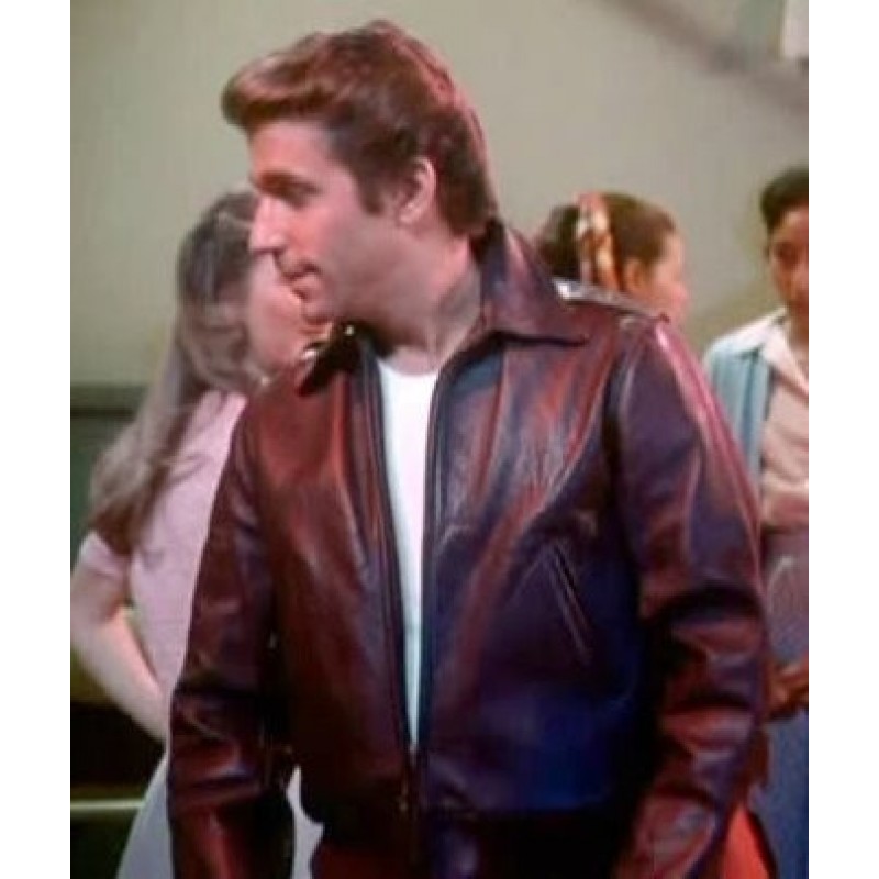 You can now wear Fonzie black leather jacket in reasonable price ...